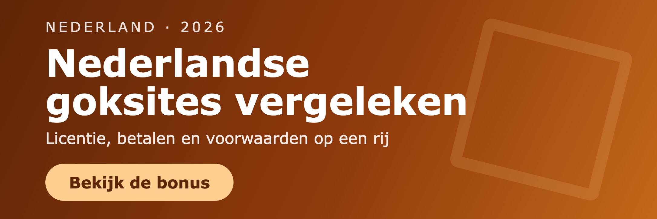 Nederlandse Goksites Vergeleken 2026
